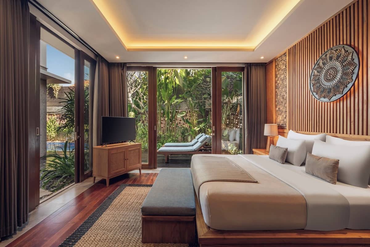 Biệt thự Grand, 2 phòng ngủ | Minibar, màn/rèm cản sáng, bàn ủi/dụng cụ ủi quần áo 