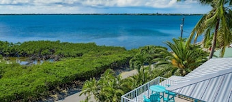 Slice of Paradise: Captivating Open Water Views, Deep Canal, Dockage, Heated Pool, and Pet-Friendly!