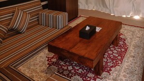 Traditional Tent | Iron/ironing board, free WiFi, bed sheets - Pura Eco Retreat Jebel Hafit Desert Park (Al Ain)