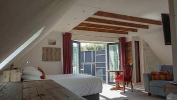 1 slaapkamer, een strijkplank/strijkijzer, gratis wifi, beddengoed