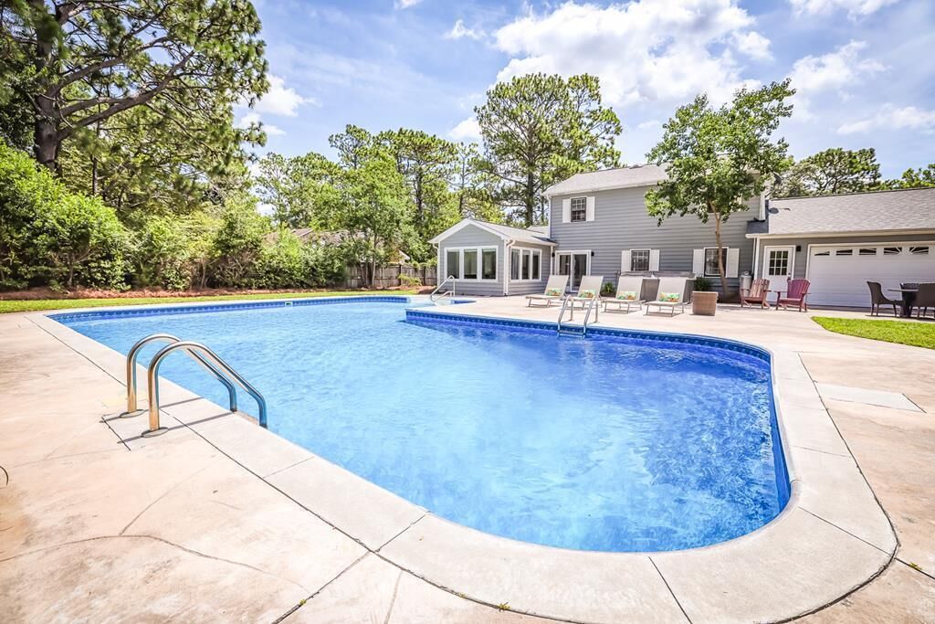 Large Family Wilmington Vacation Rental with Pool and Hot Tub