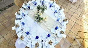Área para banquetes al aire libre