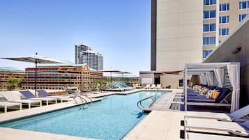 Outdoor pool, open 6:00 AM to 11:00 PM, cabanas (surcharge)