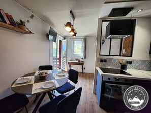 Dining - Les Rêves Blancs, Appartement de Standing 4 Personnes. Les 2 Alpes (Les Deux Alpes)
