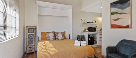 1 間睡房、熨斗/熨衫板、免費 Wi-Fi、床單