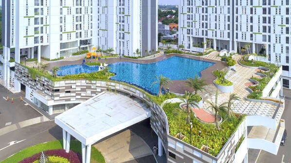 Fachada de la propiedad