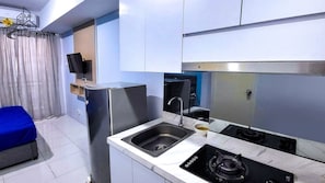 Apartamento standard | 1 quarto, escrivaninha, Wi-Fi de cortesia, roupa de cama