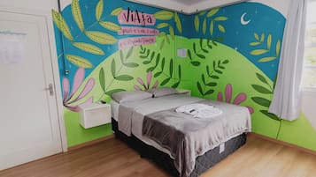 Quádruplo com AC | Wifi gratis y ropa de cama