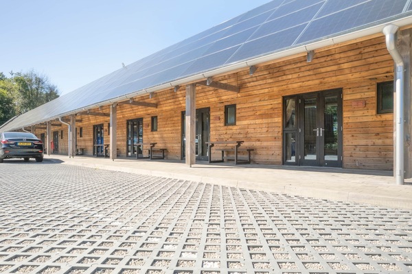 Flimwell Park lodges exterior