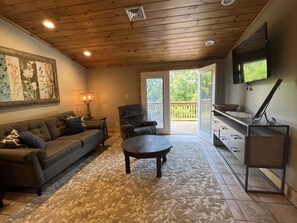 TV, video games, foosball, table tennis