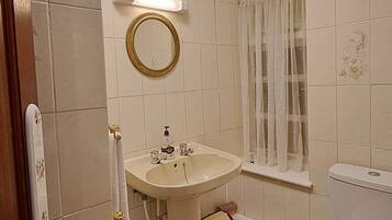 Economy Double Room | Bathroom | Shower, hair dryer, towels, soap