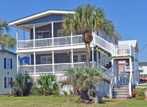 Exterior - Ocean View l 7BR Home l Second Row l Sleeps 16 (North Myrtle Beach)
