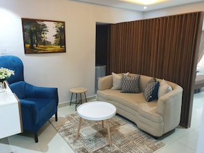 Suite estudio ejecutiva | Área de sala de estar