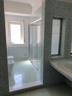 Tina, amenidades de baño gratuitas, secadora de cabello, bidet