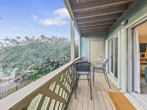 Maison mitoyenne, 1 chambre | Balcon