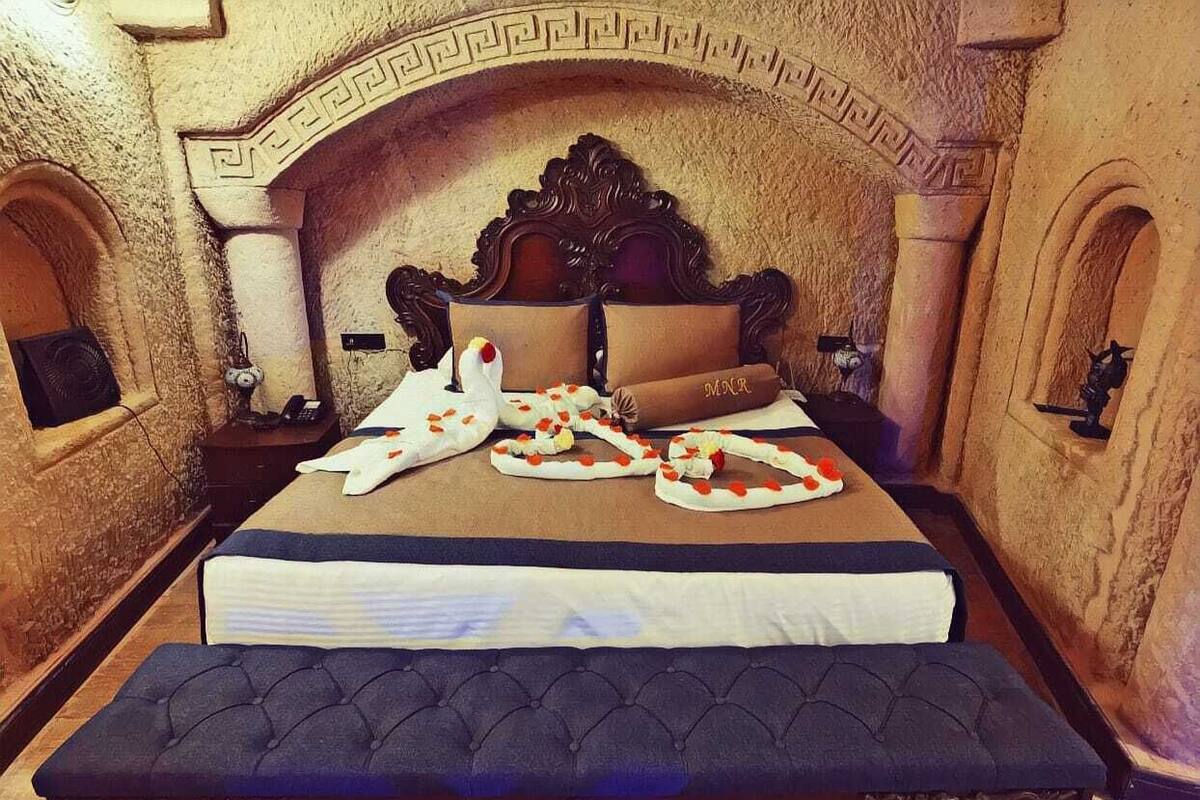 Premium bedding, down duvets, memory-foam beds, free minibar items