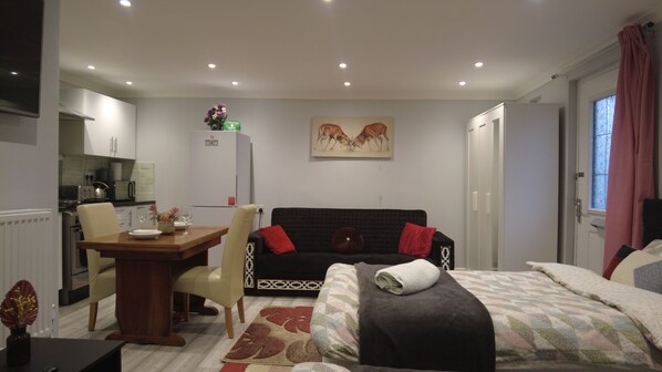 1 bedroom, in-room safe, desk, iron/ironing board - Newport rental property,Furnished studio Near train station Free Wifi-Parrking. (Newport)