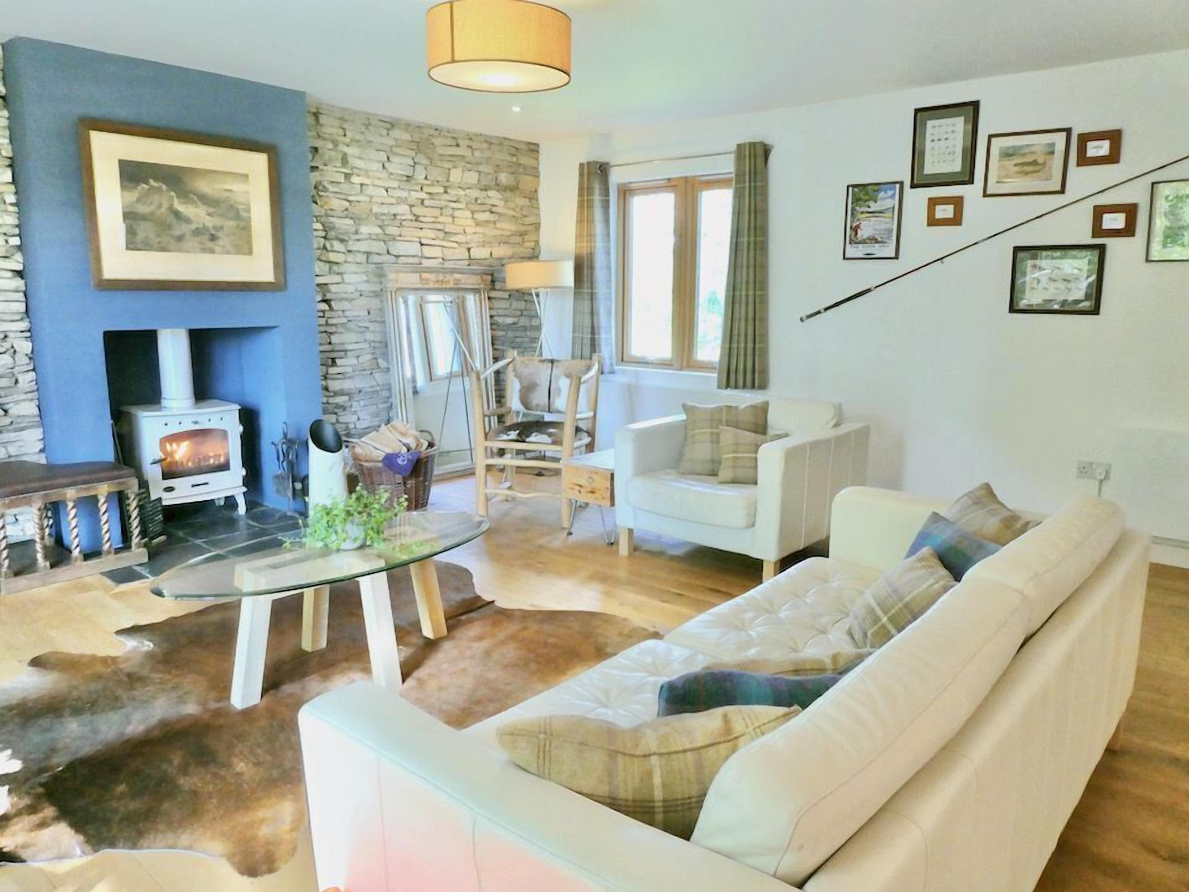 TV, DVD player, books, music library