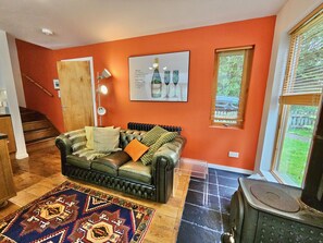 Smart TV, DVD player, books, video library - Romantic Highland hideaway - Baltinna East Lodge (Newtonmore)