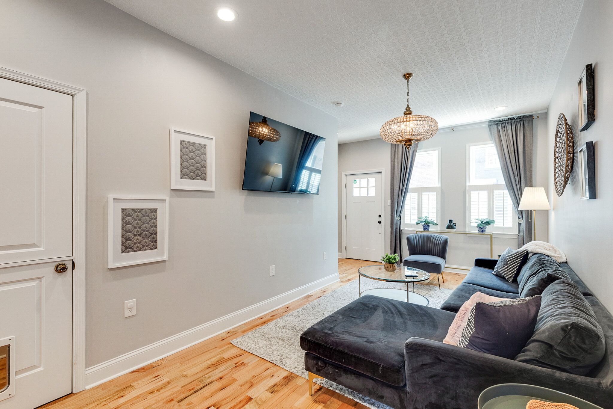 Een smart-tv, Hulu en streamingdiensten