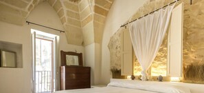 1 bedroom, desk, iron/ironing board, travel crib