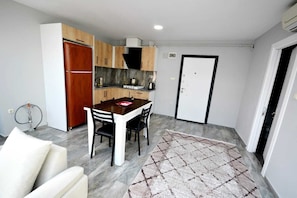 Standard Apartment | Living area | 32-inch Smart TV with satellite channels, TV, Netflix - Garden Park Hotel (Istanbul)