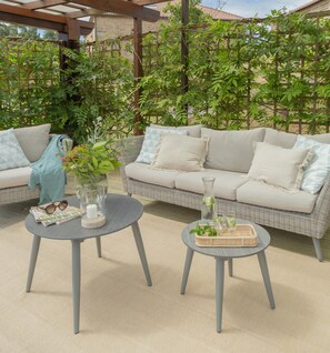 Terrace/patio - REFURBISHED RURAL HOUSE WITH BEAUTIFUL ROOMS (Catoira)