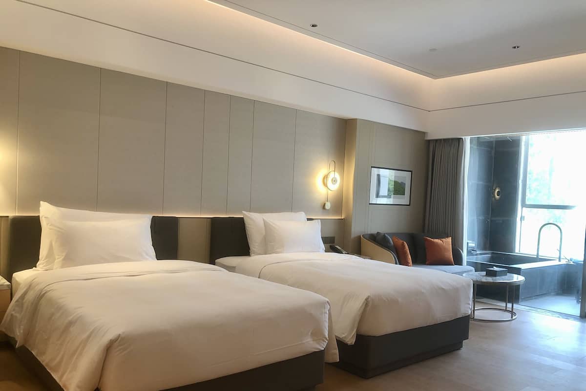 In-room safe, blackout curtains, iron/ironing board, free WiFi