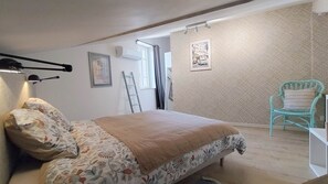 1 soverom, strykejern/-brett, wi-fi (inkludert) og sengetøy