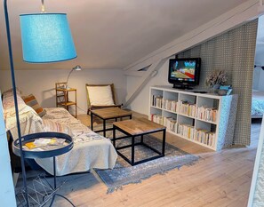 1 makuuhuone, silitysrauta/-lauta, ilmainen Wi-Fi, vuodevaatteet