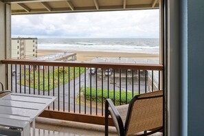Superior Condo, 1 Bedroom, Ocean View | View from room - Surftides Plaza Rentals (Lincoln City)