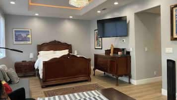 1 多间卧室、熨斗/熨衣板、收费 WiFi、床单