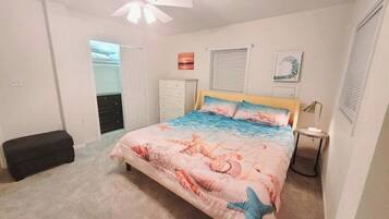 2 bedrooms, iron/ironing board, free WiFi, bed sheets