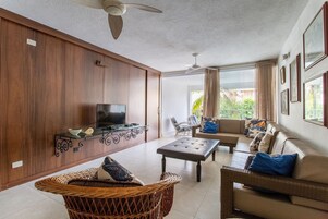 50- 英寸智能电视 （配备数码频道）、电视