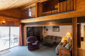 电视、壁炉、书