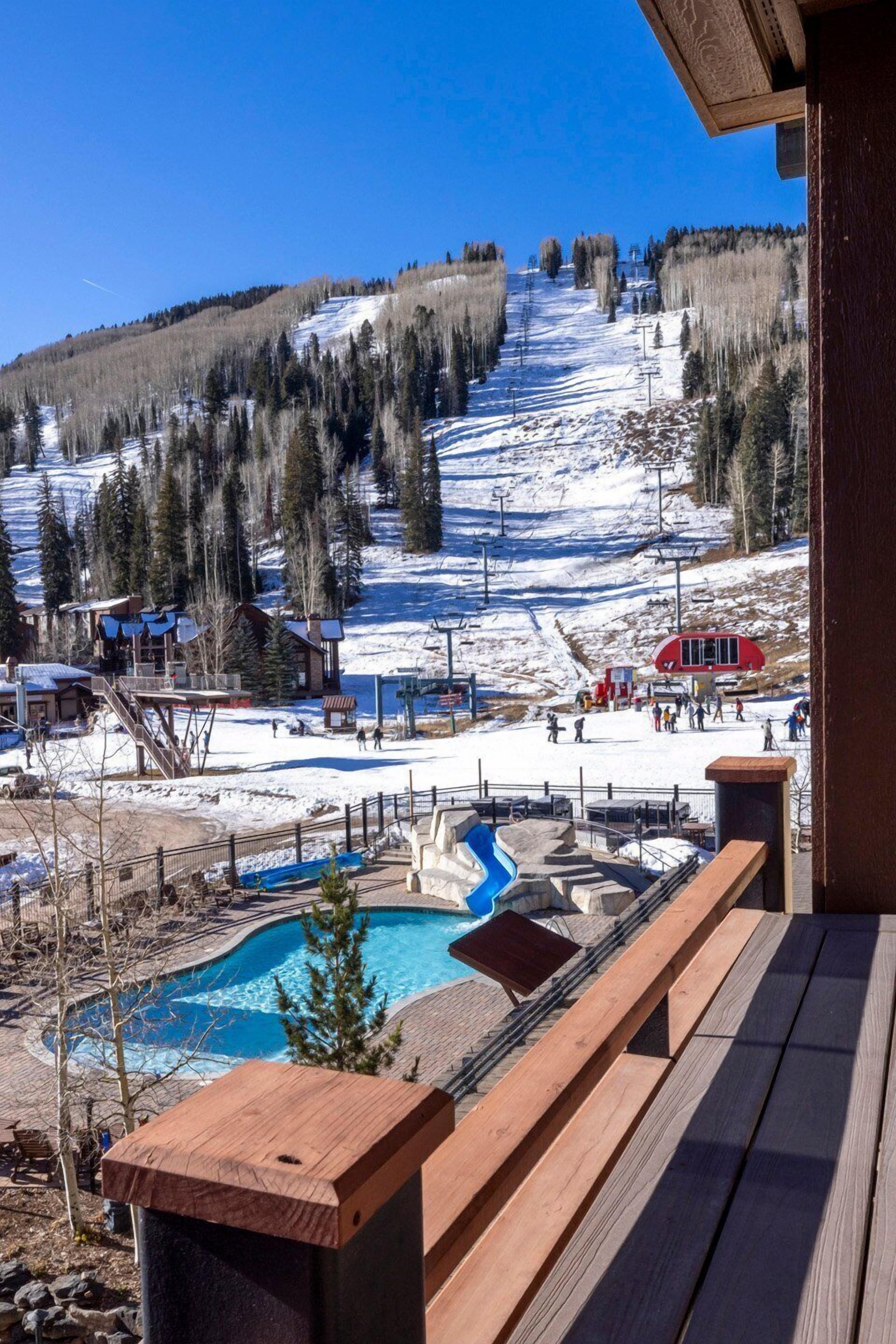 Una piscina climatizada
