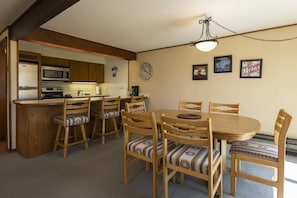 Dining - Best Mountain-View at Purgatory from the deck - walk to the lifts (Durango)