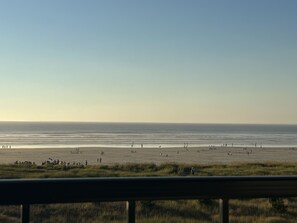 Beach nearby, sun loungers, beach towels