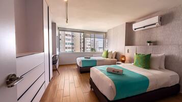 Apartment | Egyptian cotton sheets, premium bedding, down duvets, memory-foam beds