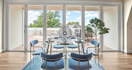 Old Town Alexandria 3-Bdrm Penthouse <> King Beds