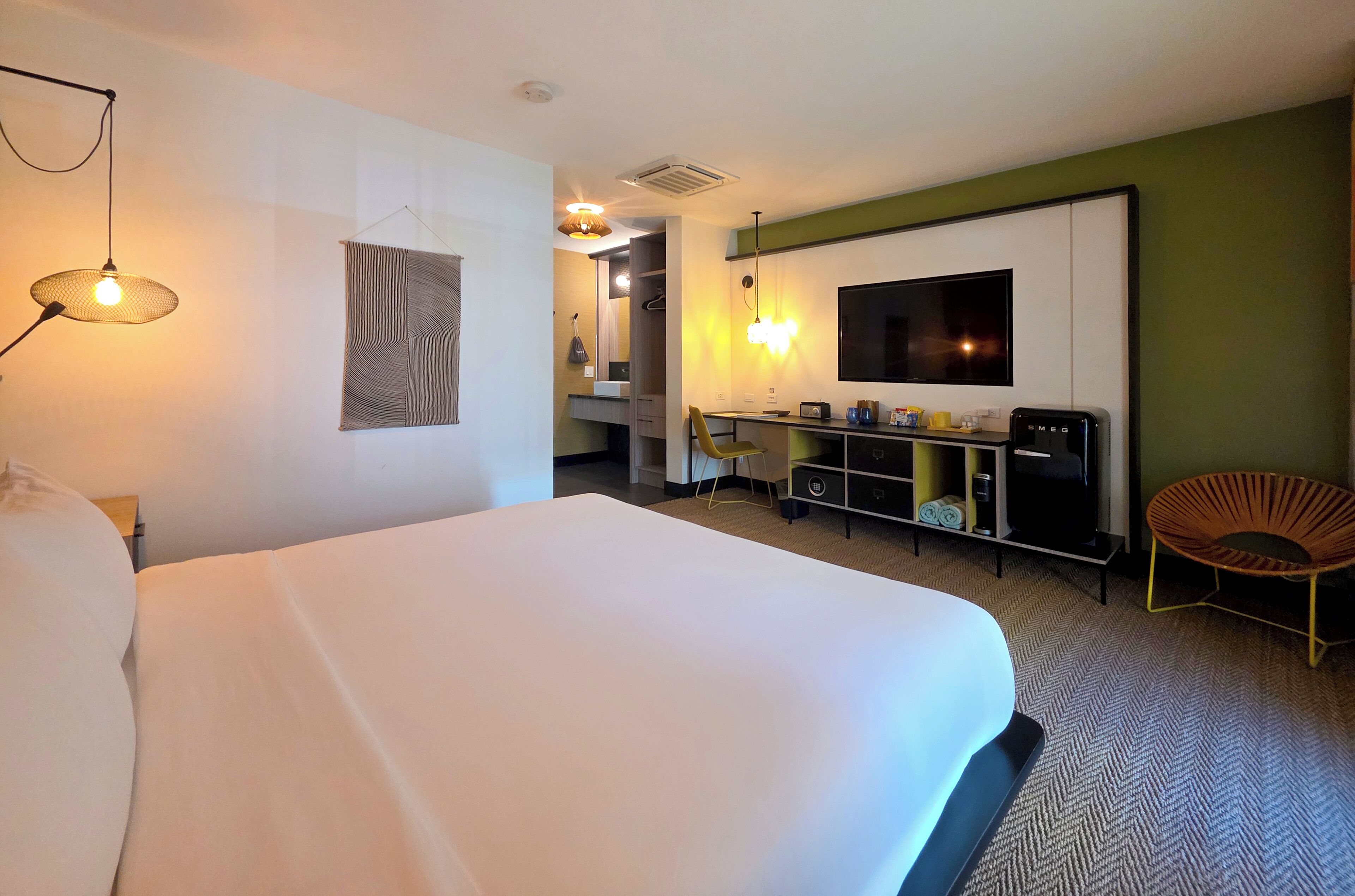 Pool View | Premium bedding, in-room safe, individually decorated