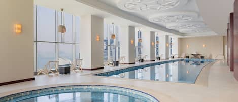 Indoor pool, outdoor pool