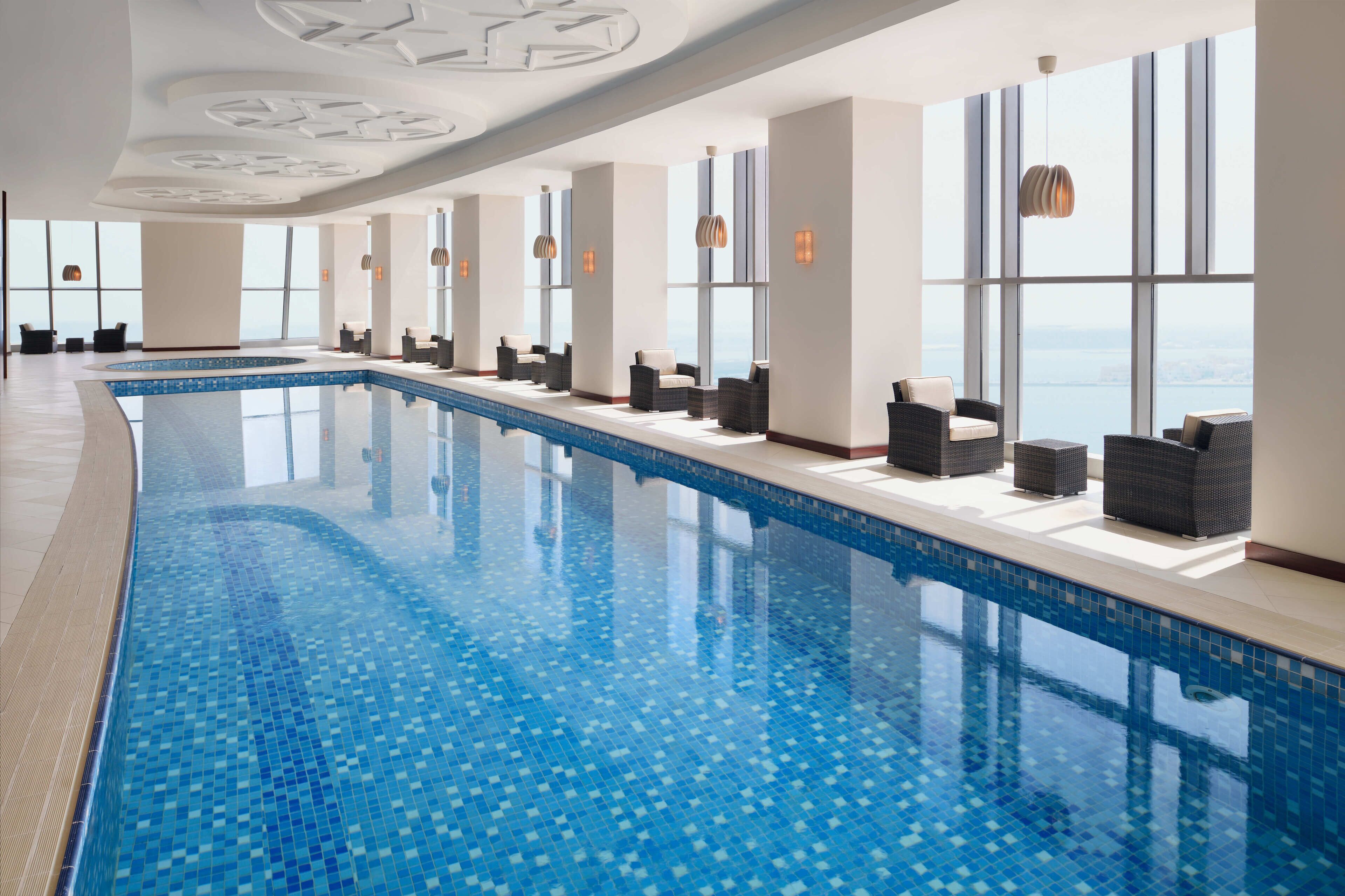 Indoor pool, outdoor pool