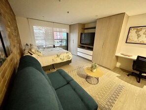1 chambre, bureau, fer et planche Ă repasser, Wi-Fi gratuit