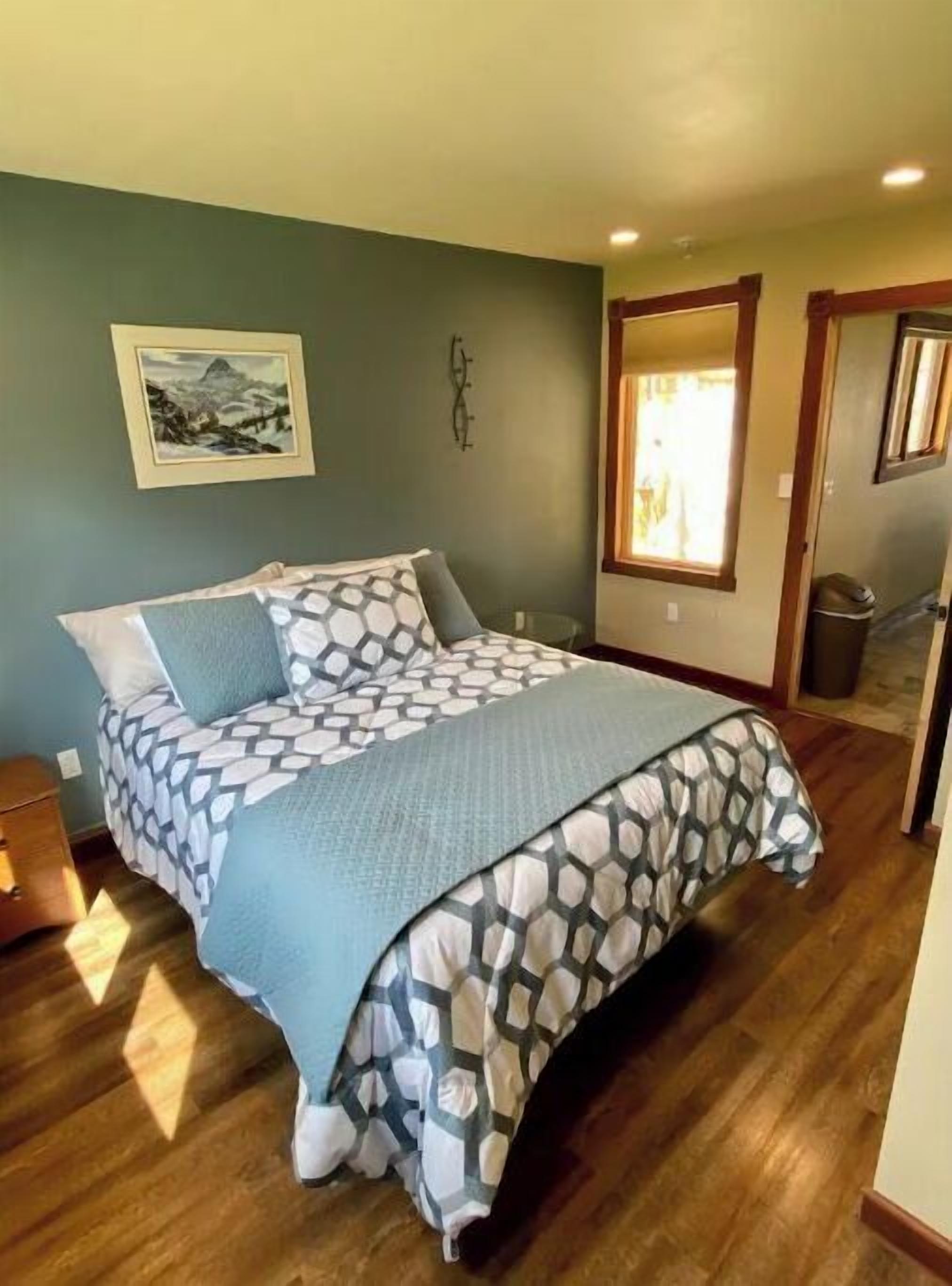 1 غرفة نوم وواي فاي وملاءات أسرّة