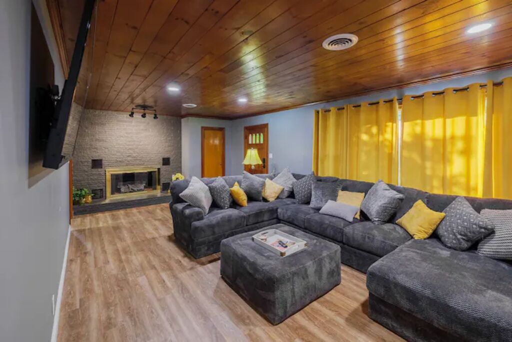 Close to everything, with 1,000 sqft entertainment area, grill and gazebo.