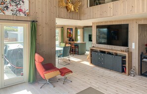 Fernseher, Kamin