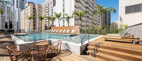 Indoor pool, outdoor pool