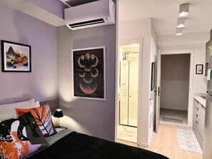 Exclusieve studio | Een laptopwerkplek, een strijkplank/strijkijzer, gratis wifi, beddengoed