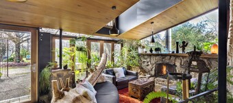 Garden House near Snowfields | logfire | hottub